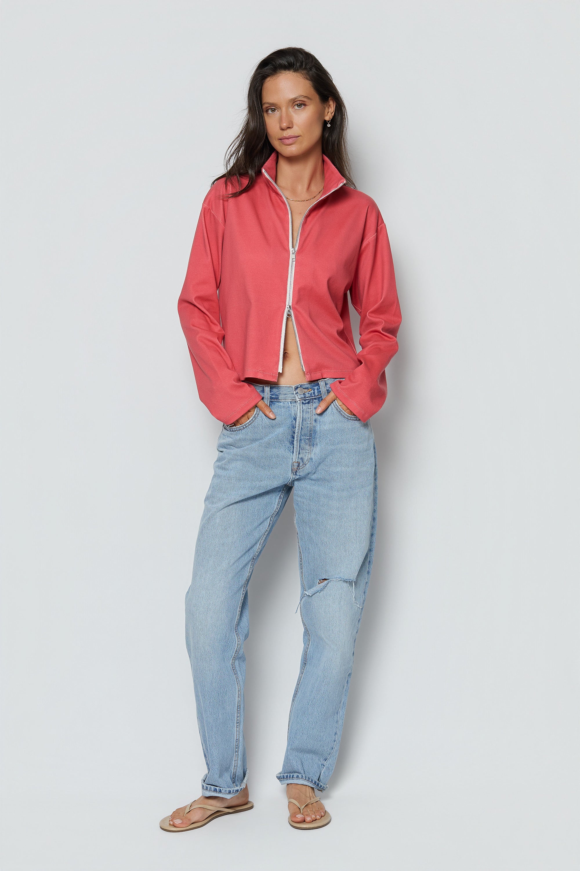 Double Zip Pullover