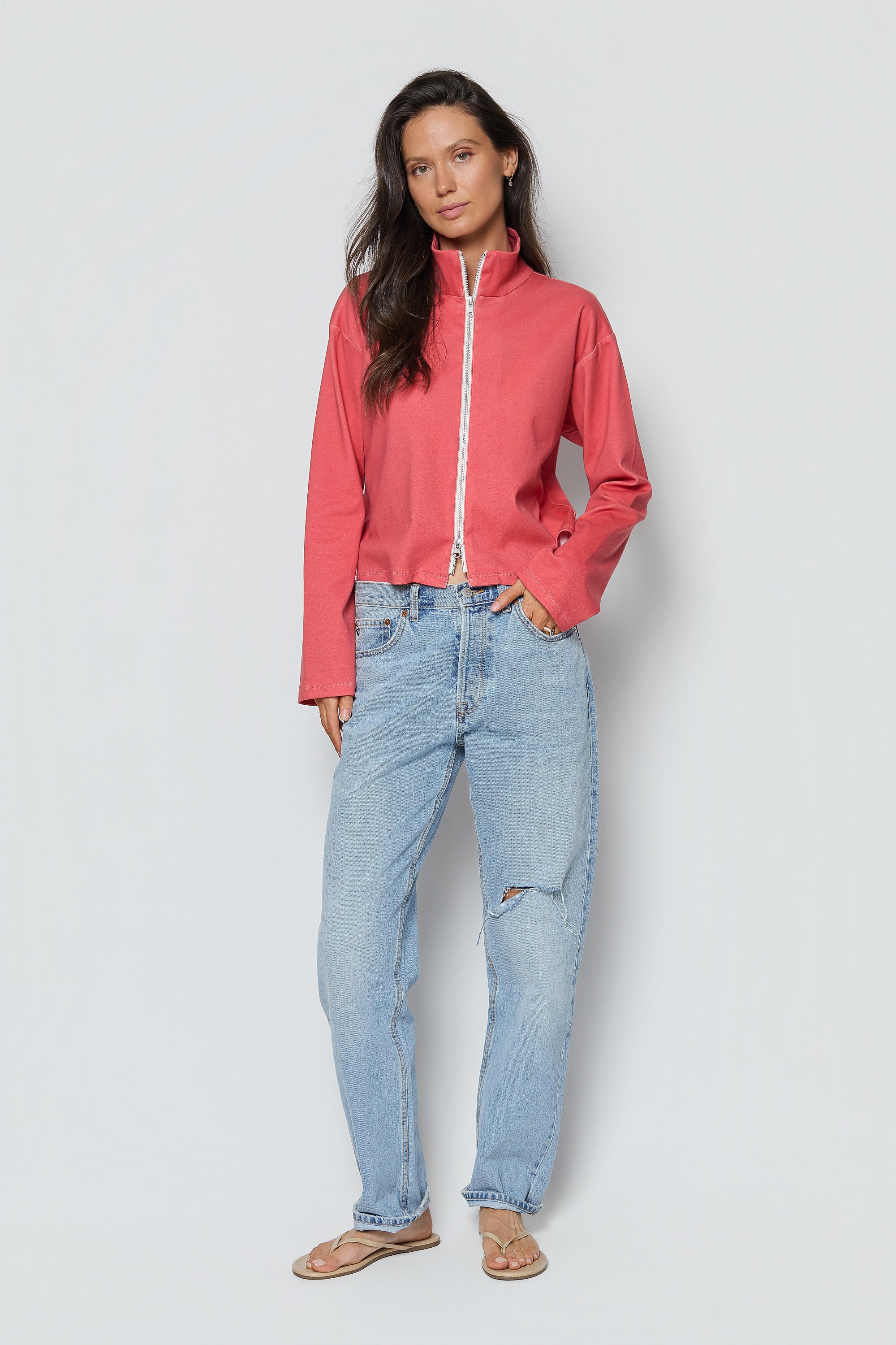 Double Zip Pullover