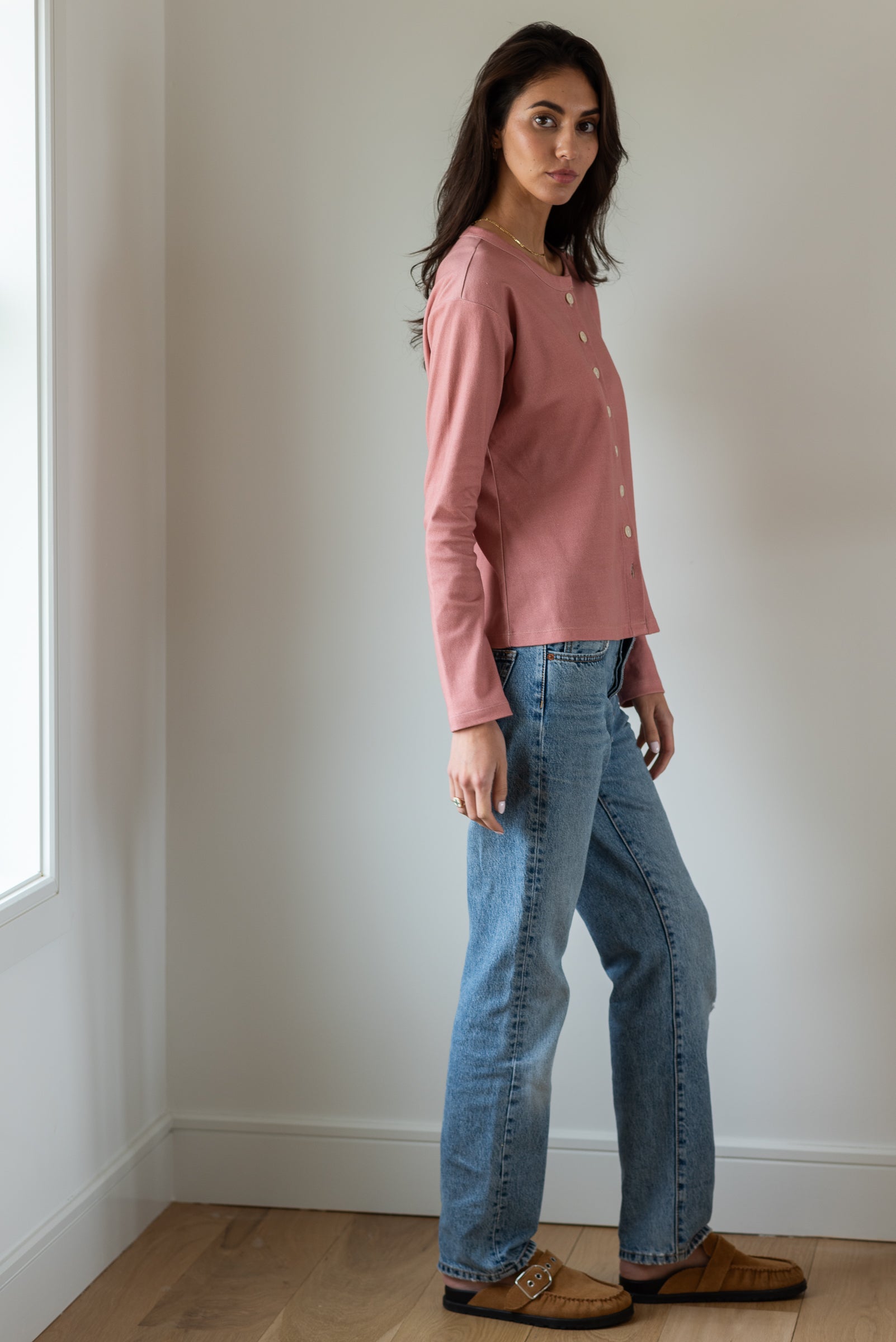 Crewneck Cardigan