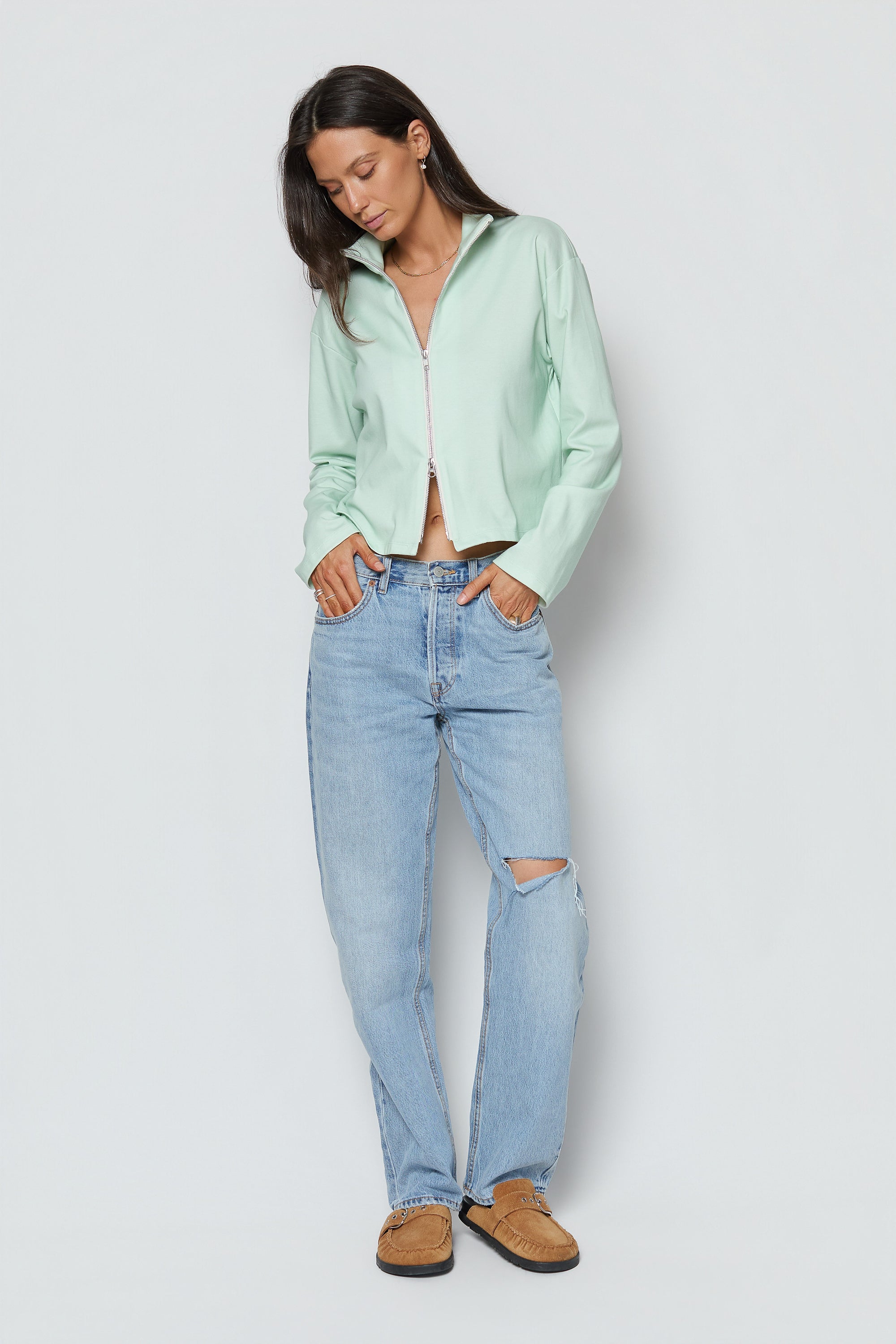 Double Zip Pullover