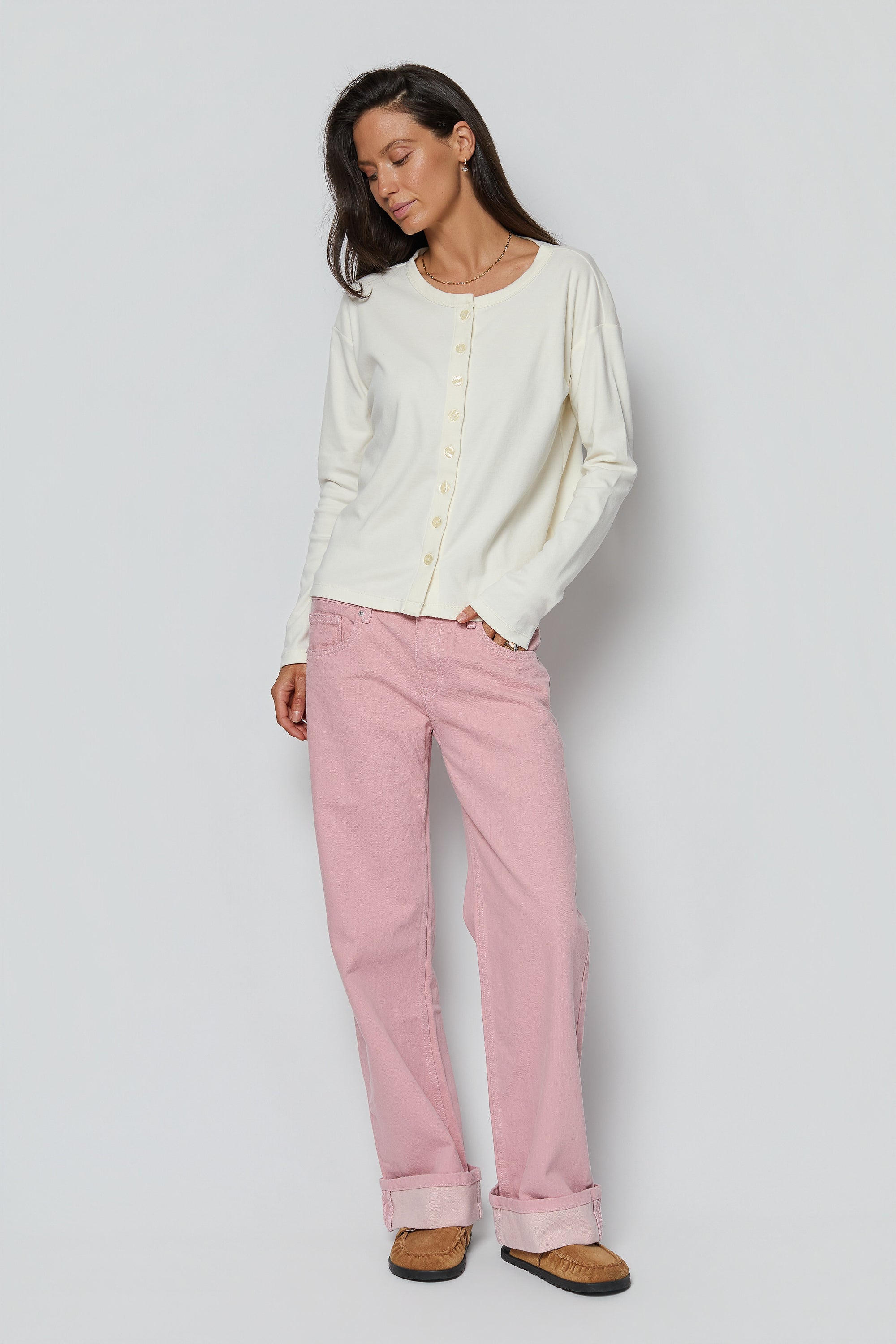 Crewneck Cardigan