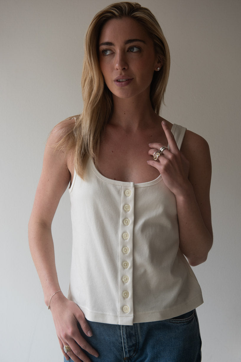 Buttoned Up Tank