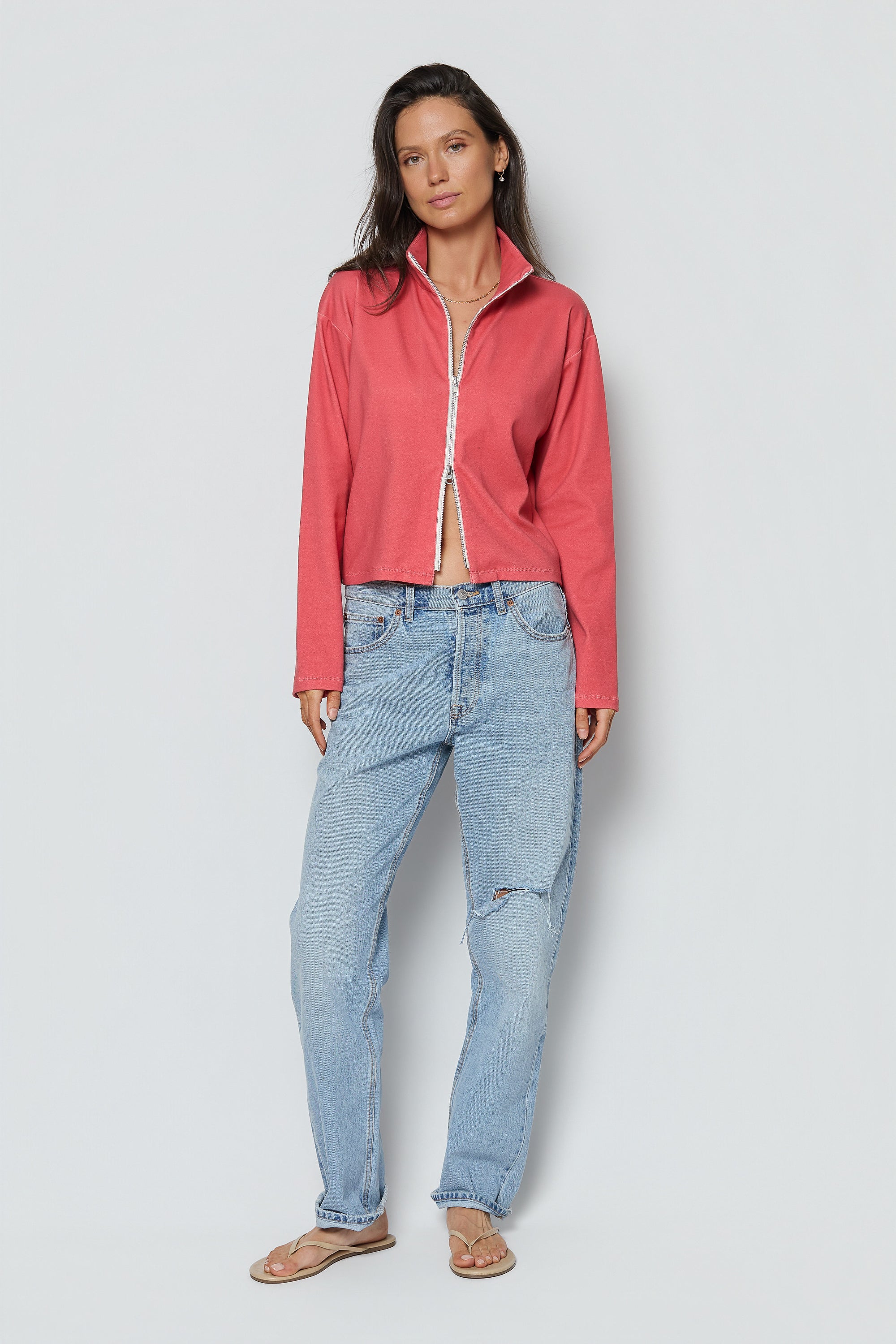 Double Zip Pullover