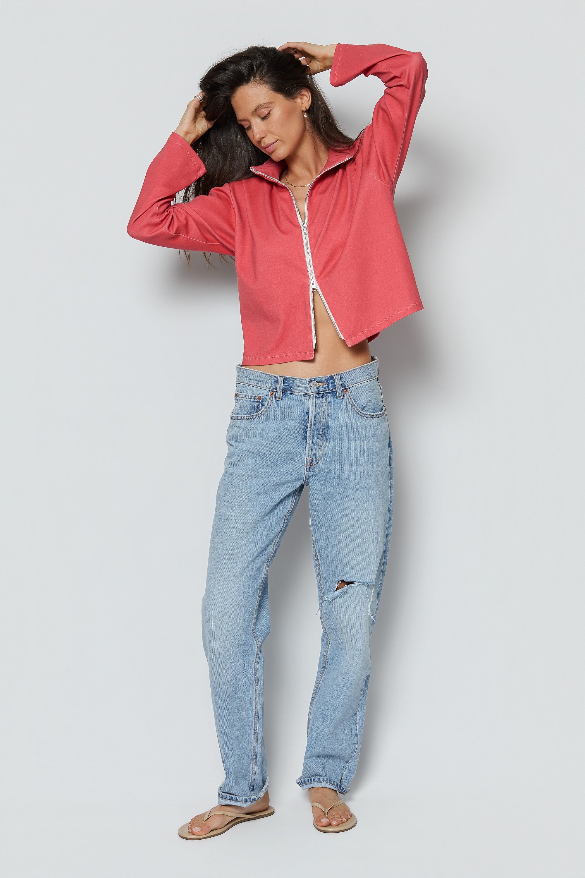 Double Zip Pullover